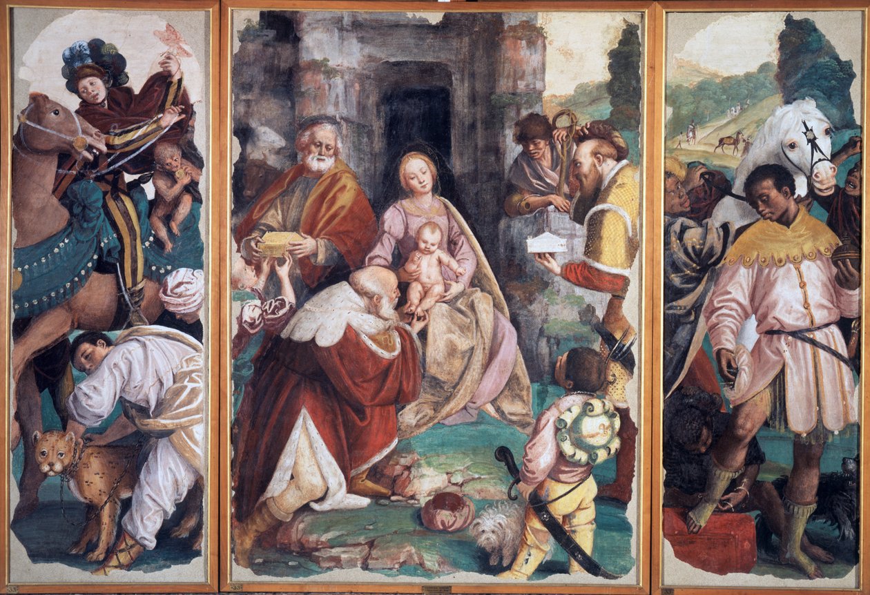 Adoración de los Magos de Gaudenzio Ferrari