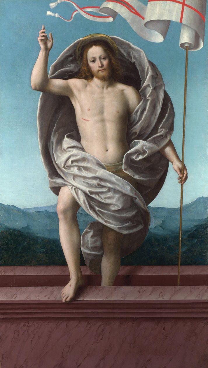Cristo resucitando de la tumba, c.1540 de Gaudenzio Ferrari