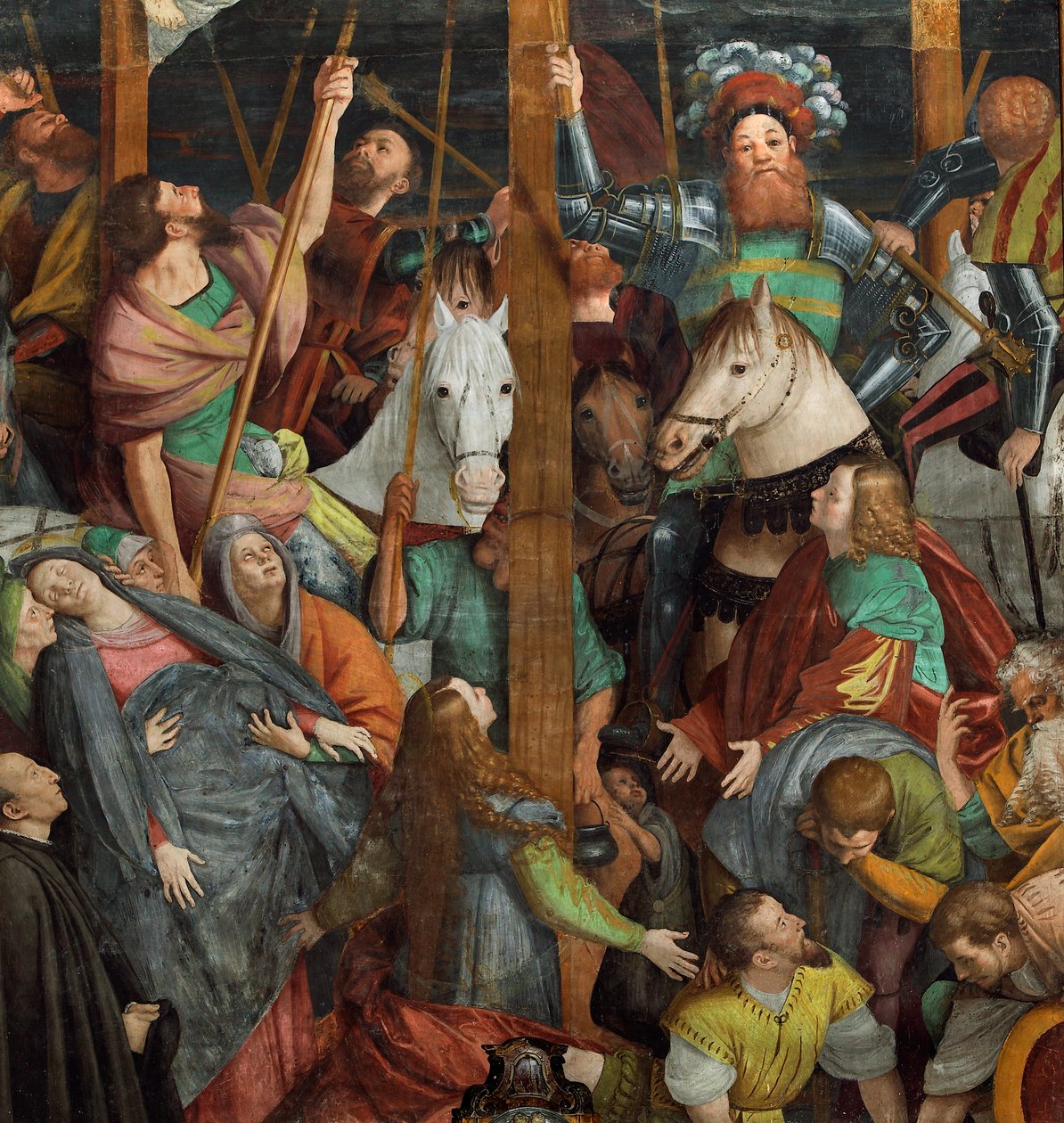 Crucifixión de Gaudenzio Ferrari