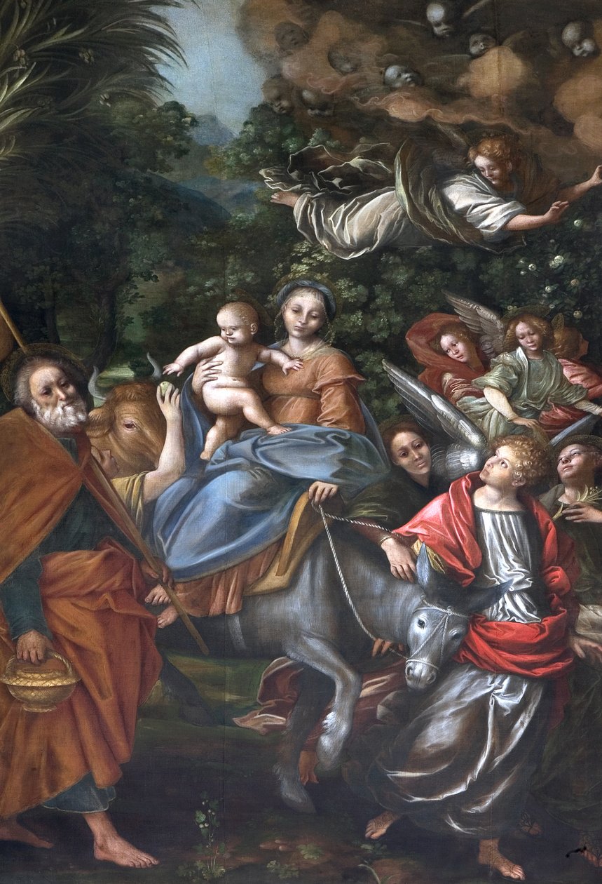 Huida a Egipto, c.1525 de Gaudenzio Ferrari
