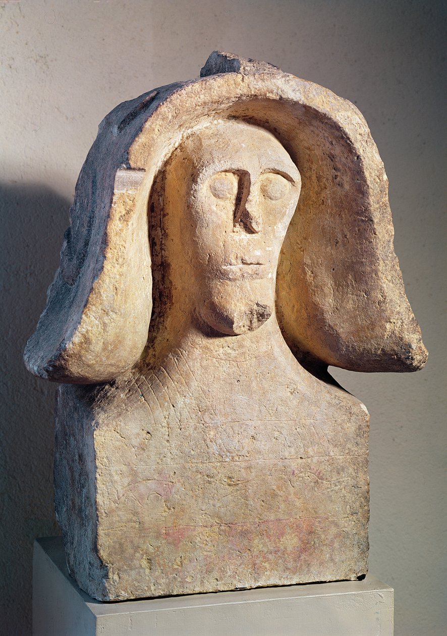 Busto de un guerrero de Gaulish
