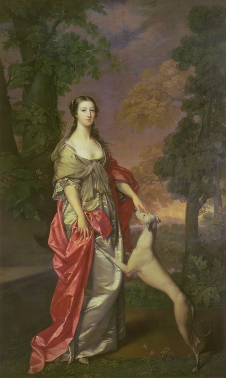 Elizabeth Gunning, Duquesa de Hamilton, 1752-3 de Gavin Hamilton