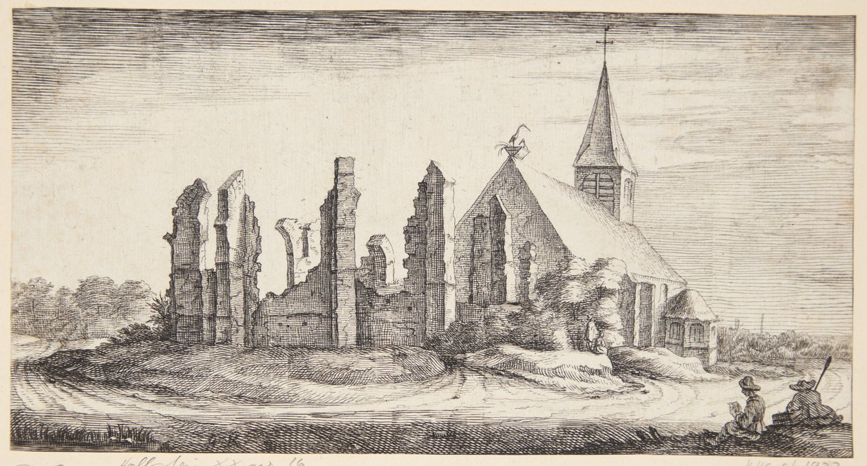 La iglesia en Sloten de Geertruyt Roghman