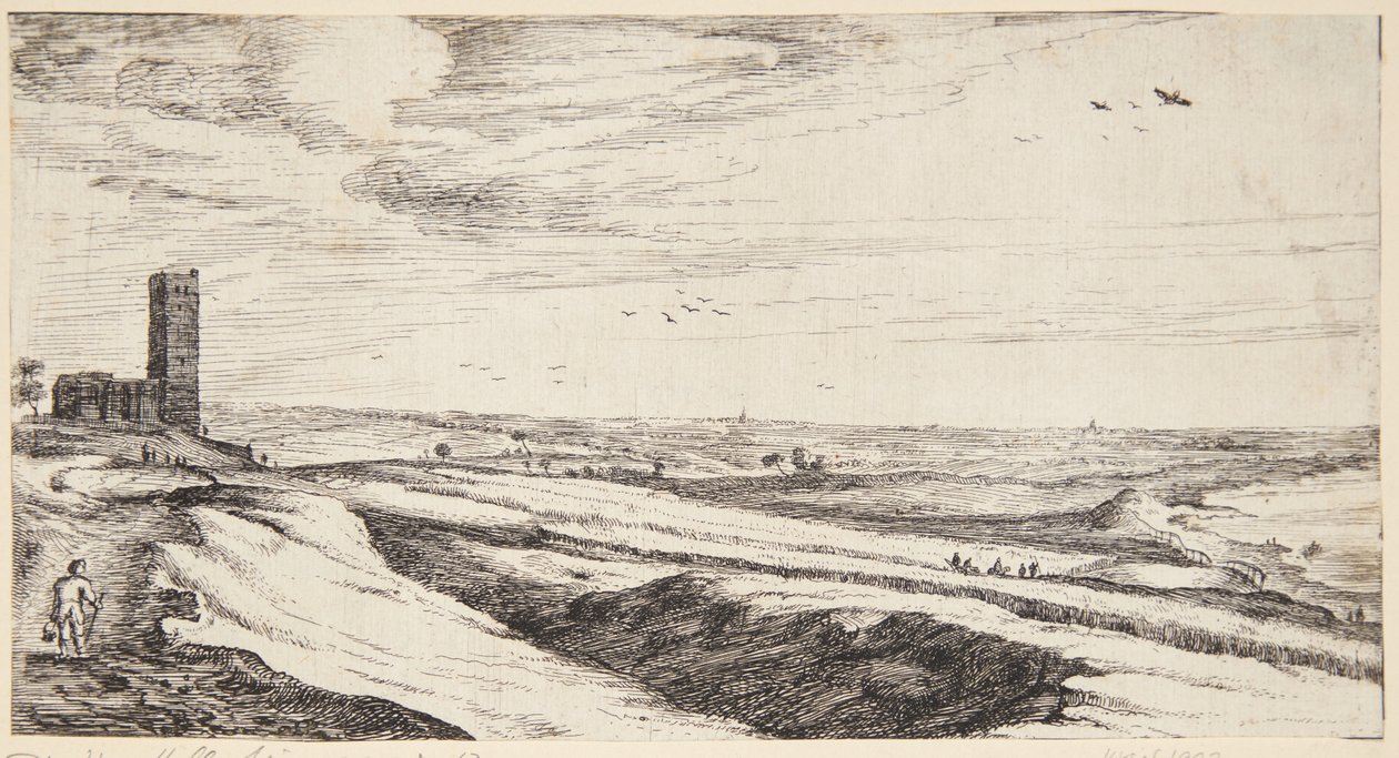 Paisaje en Zuidersøen de Geertruyt Roghman