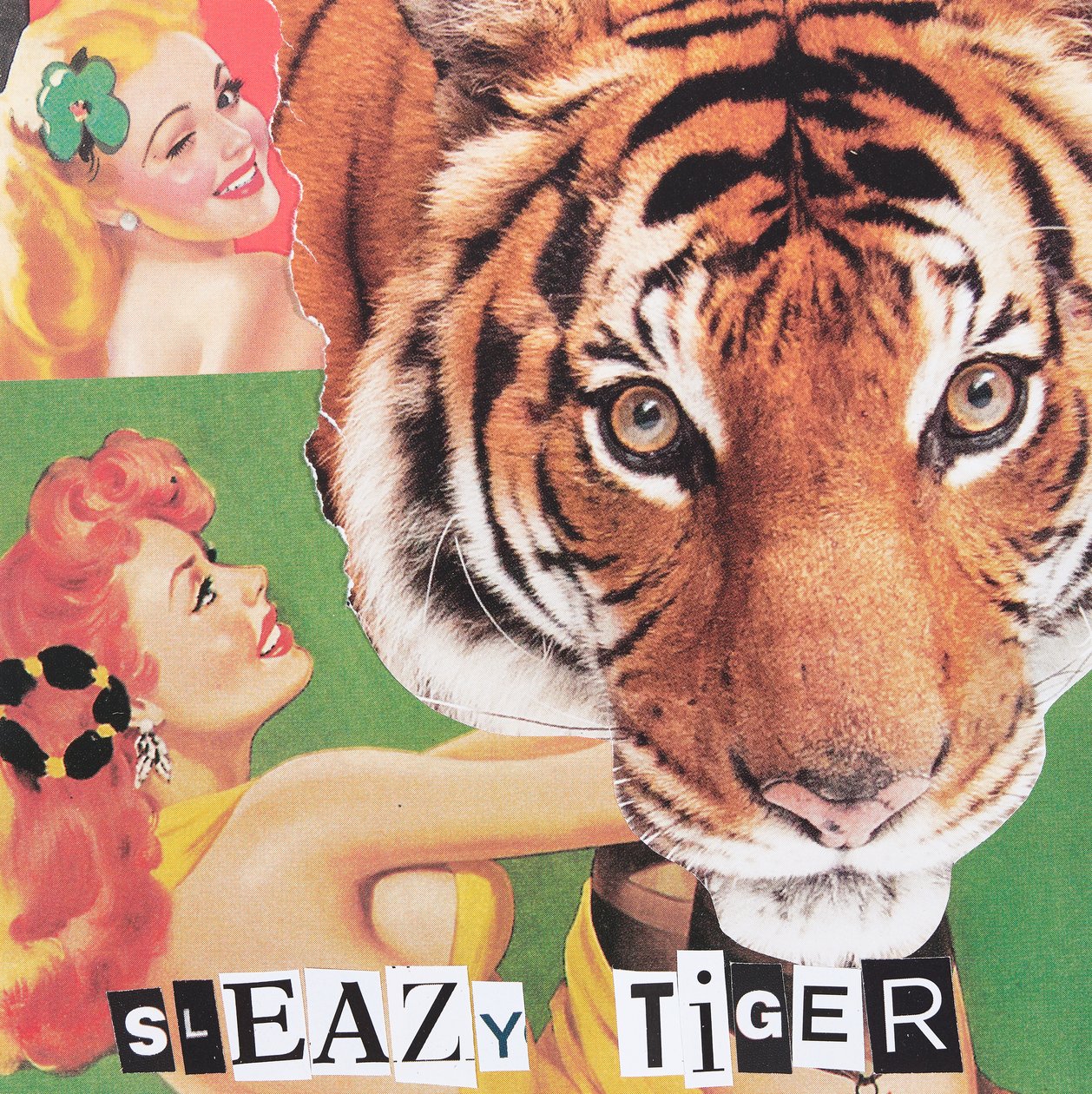 Tigre sucio, 2019 (collage) de Genevieve French