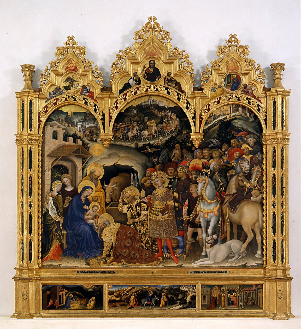 Adoración de los Magos de Gentile da Fabriano