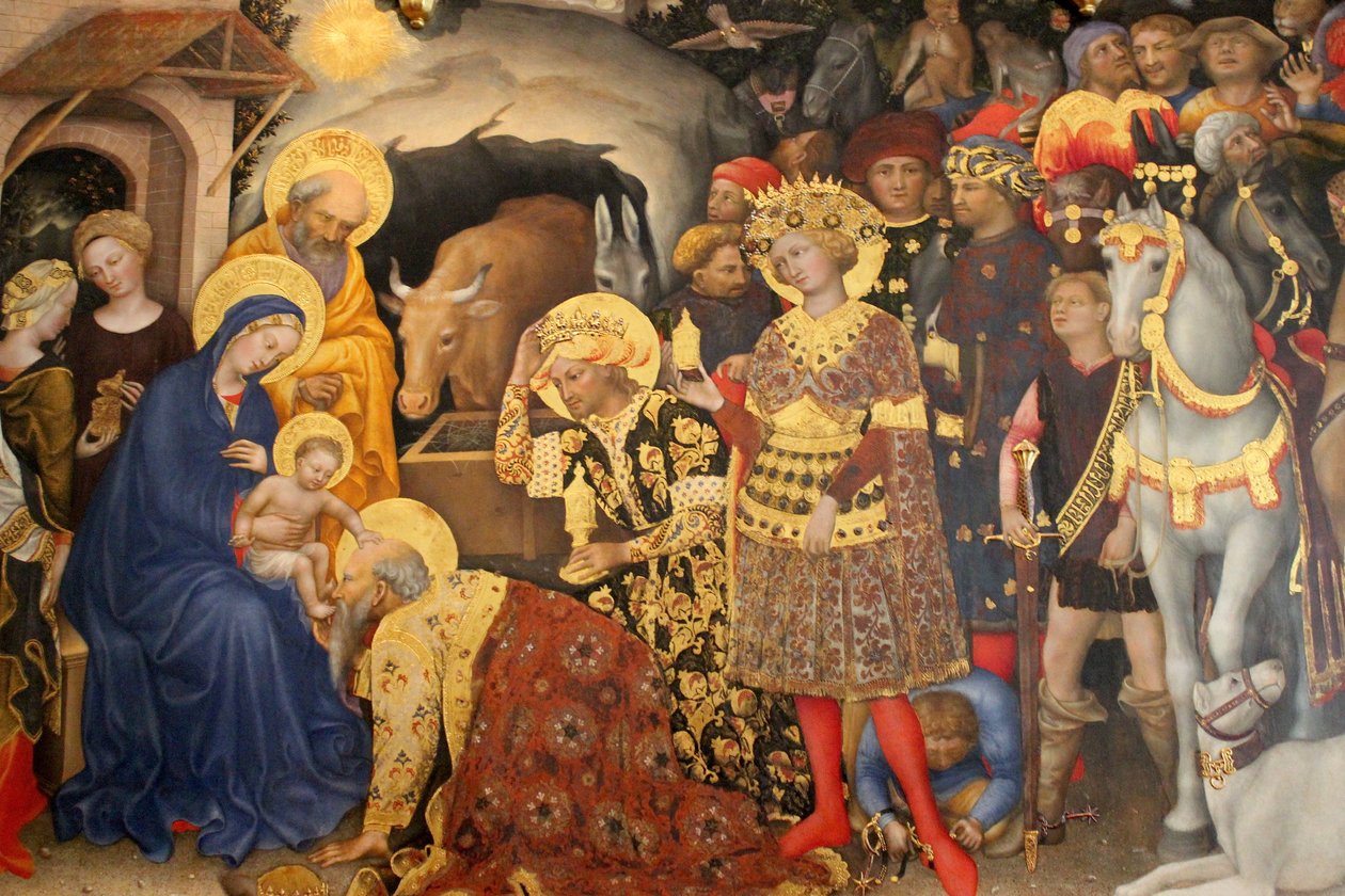 Adoración de los Reyes Magos de Gentile da Fabriano