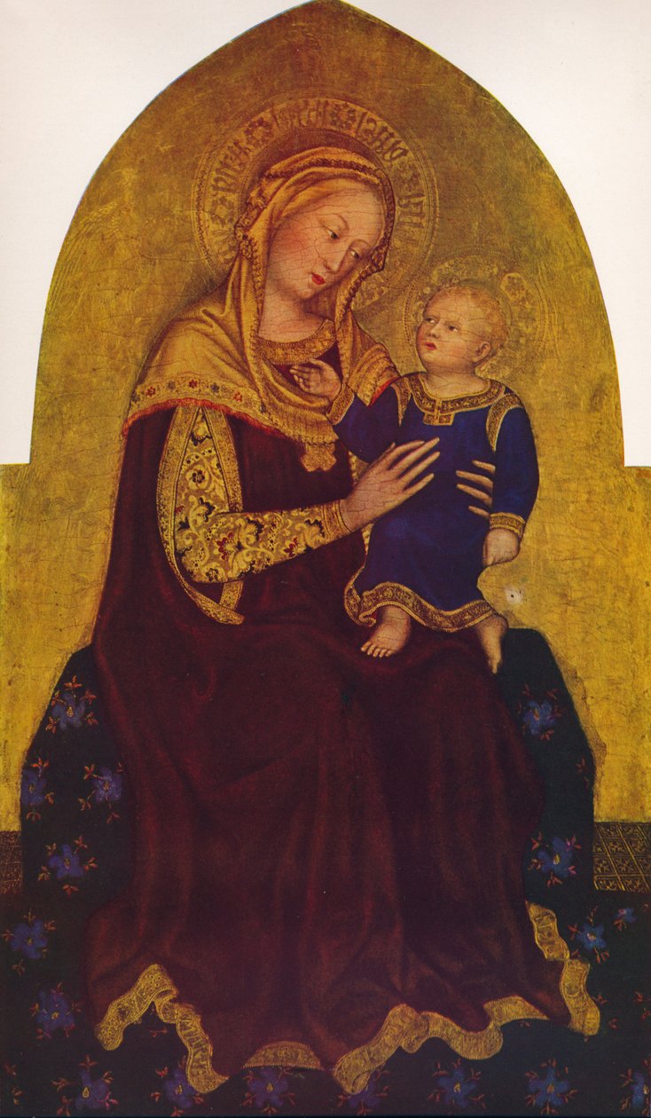 Madonna y Niño, c1420 de Gentile da Fabriano