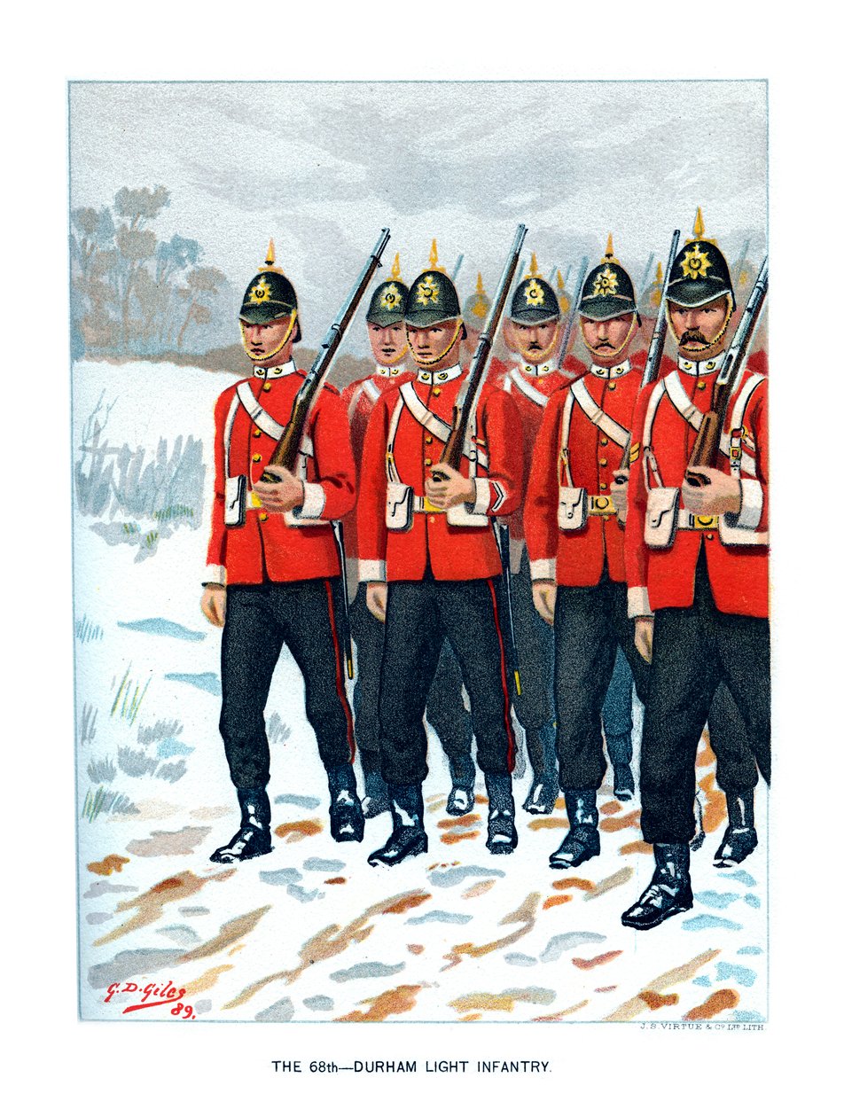 El 69º Infantería Ligera de Durham, c. 1890 de Geoffrey Douglas Giles