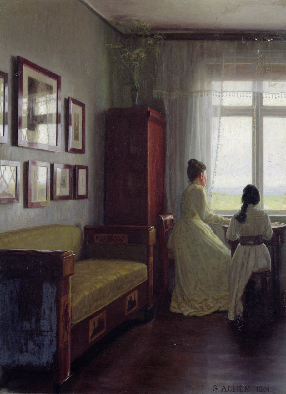 Interior, 1901 de Georg Nicolai Achen