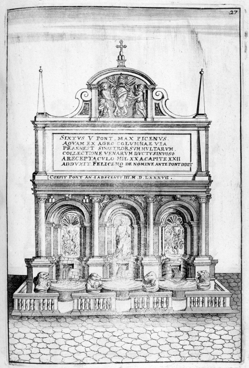 Diseño de fuente, 1664 de Georg Andreas Bockler