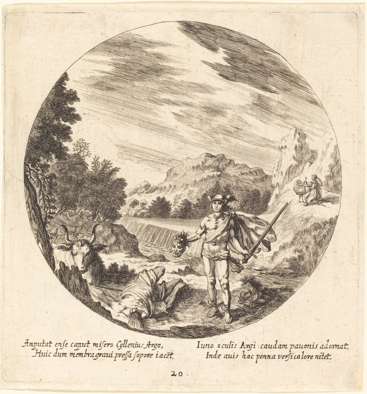 Mercurio Matando a Argos de Georg Andreas Wolfgang the Elder