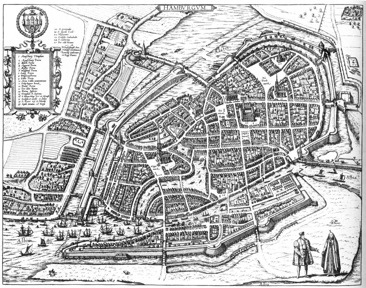 Hamburgo de Georg Braun