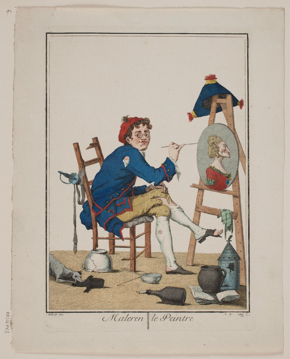 "El pintor" de Georg Christian Schule