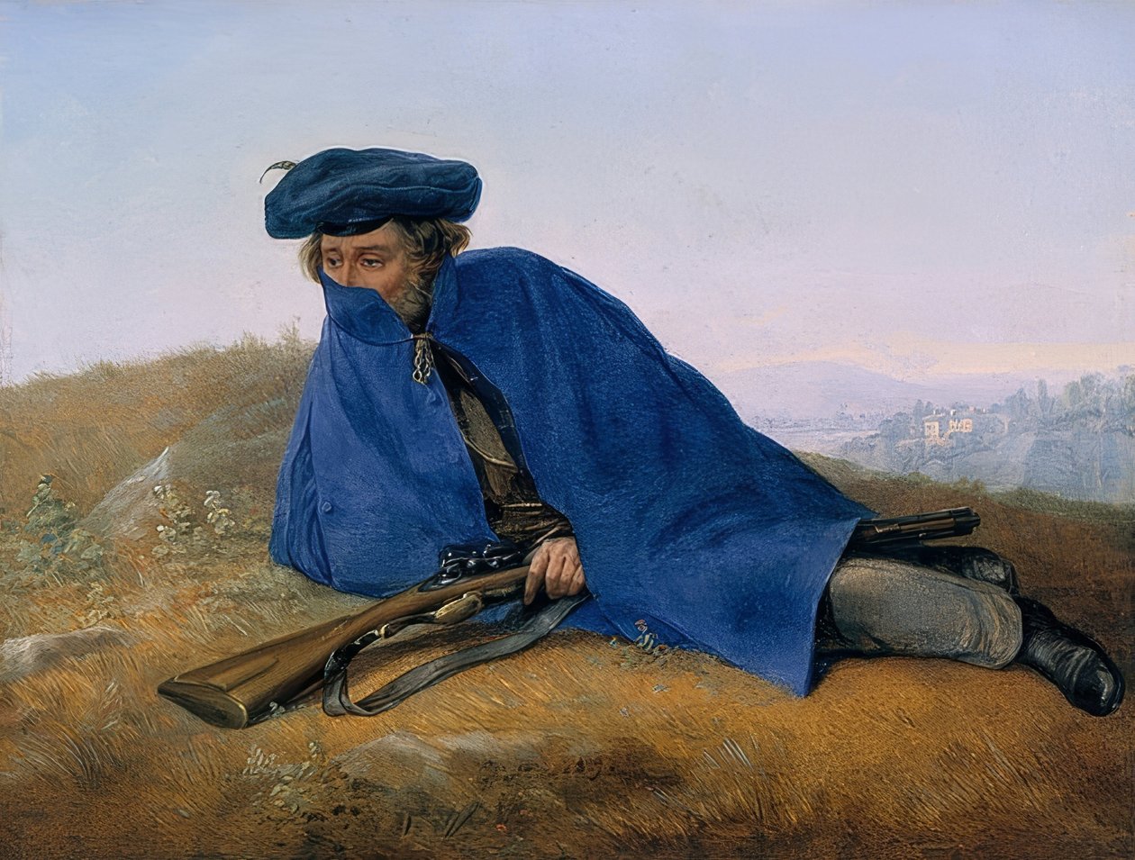 En el puesto avanzado de Georg Friedrich Kersting