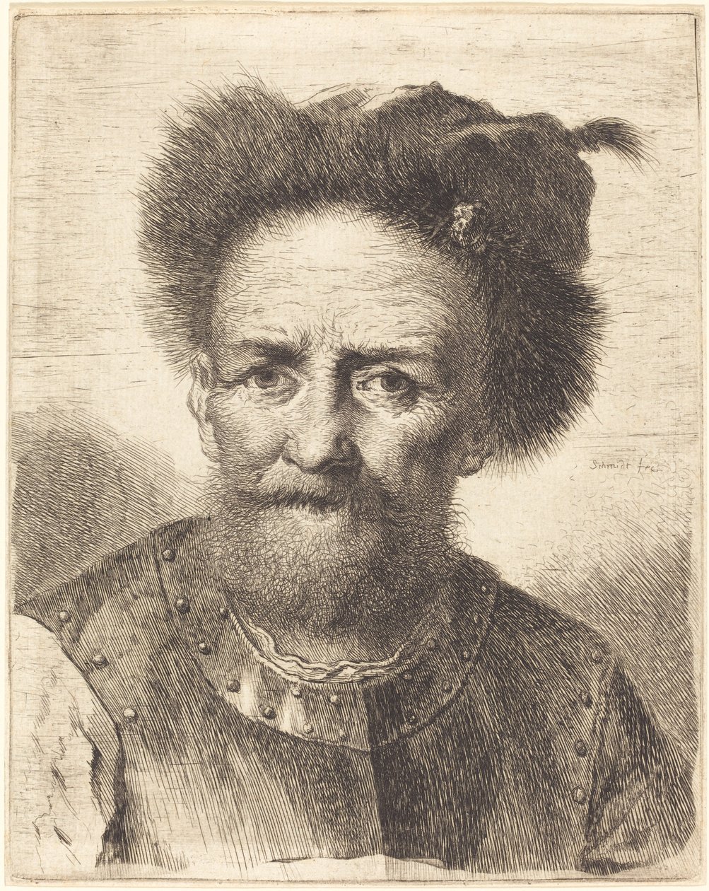 El Viejo Soldado de Georg Friedrich Schmidt
