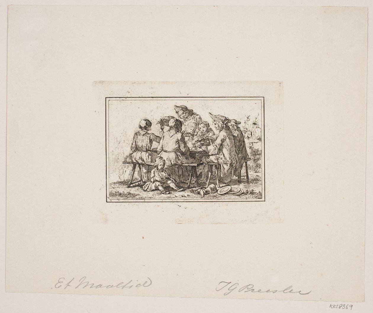 Una comida campesina de Georg Haas
