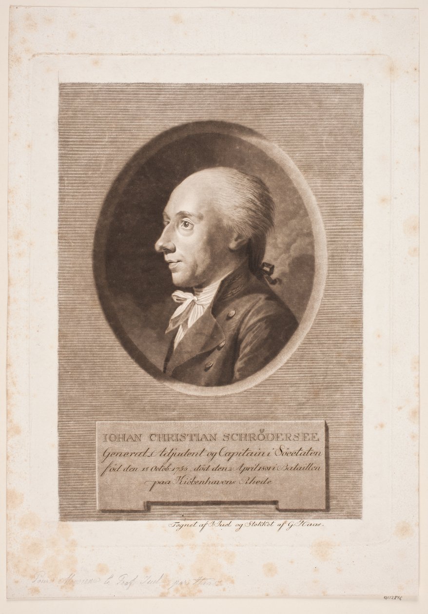 Oficial naval J. C. Schrødersee de Georg Haas