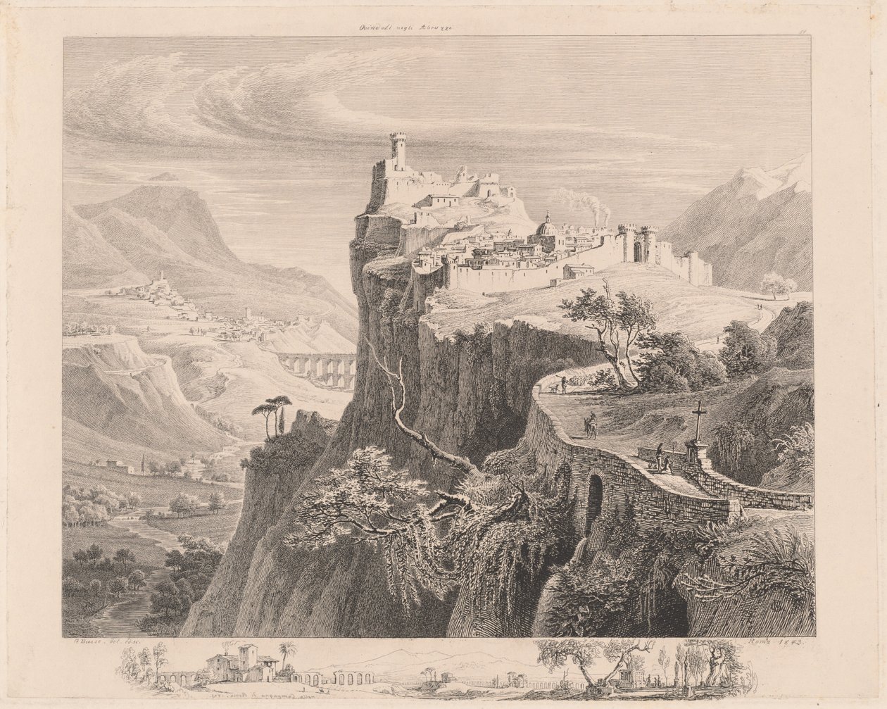 Ovindoli en los Abruzos de Georg Heinrich Busse