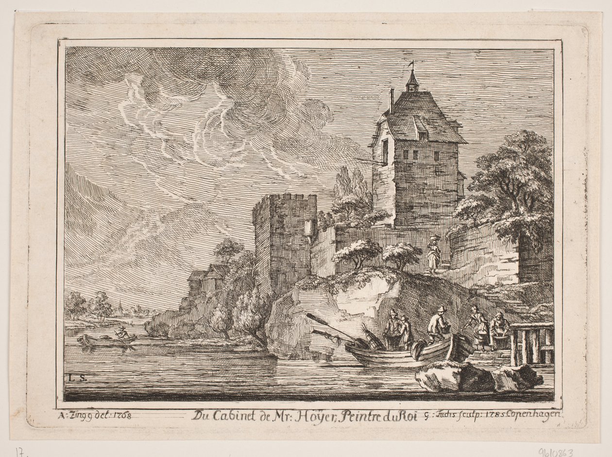 Un viejo castillo de Georg Mathias Fuchs