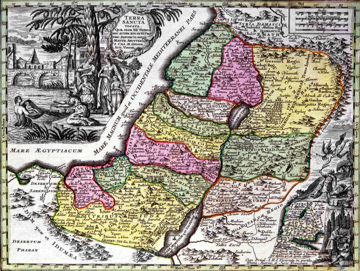 Tierra Santa (Palestina) de Georg Matthäus Seutter