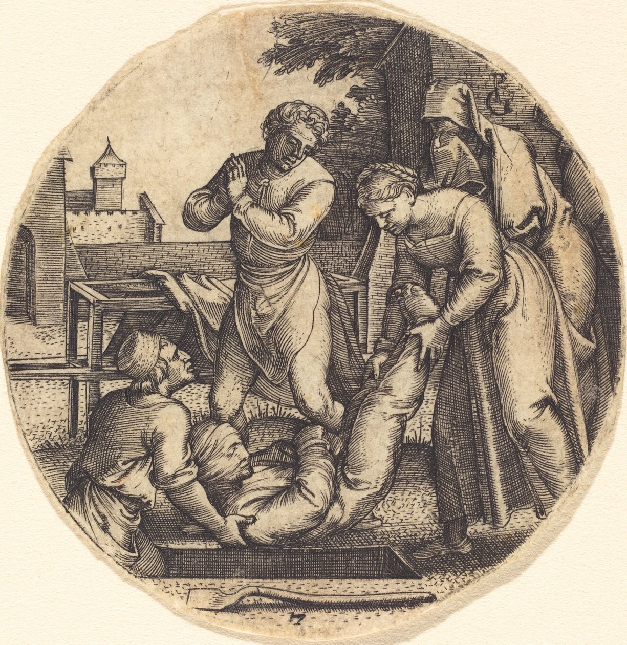 Enterrar a los muertos de Georg Pencz