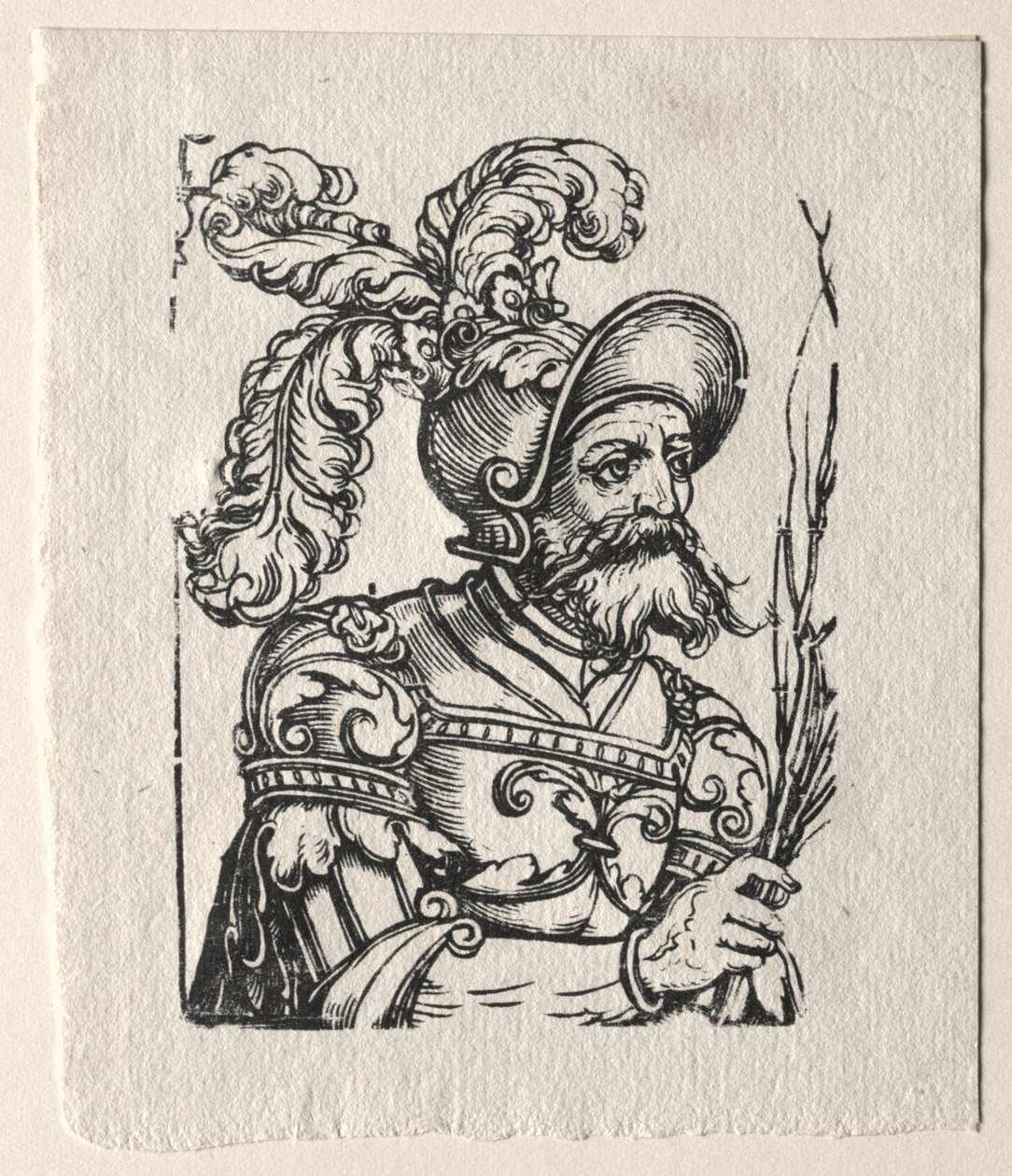 Tiranos del Antiguo Testamento: Saúl de Georg Pencz