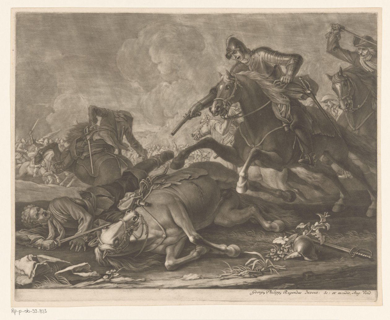 lucha ecuestre de Georg Philipp Rugendas (I)