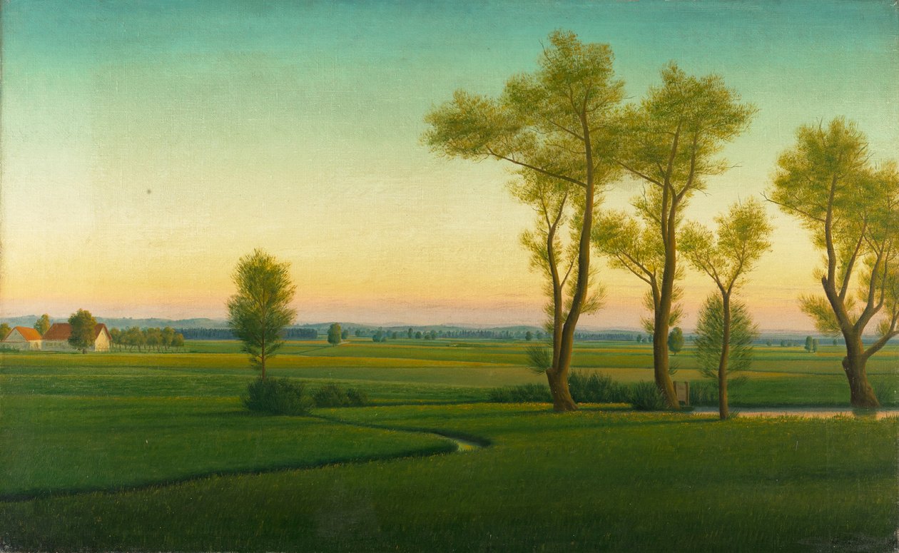 paisaje de páramos de Georg Schrimpf