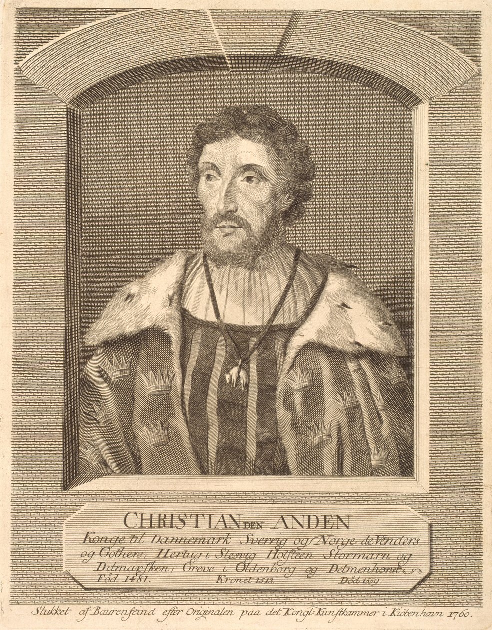 Cristián II de Georg Vilhelm Baurenfeind