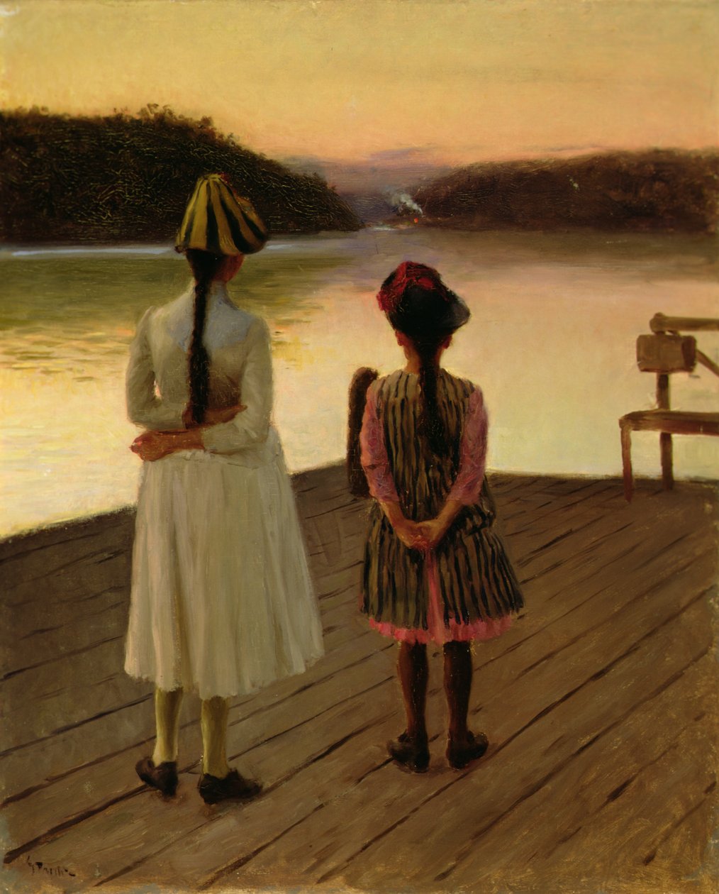 Pabryggan (Las hermanas Asch) de Georg Vilhelm Pauli