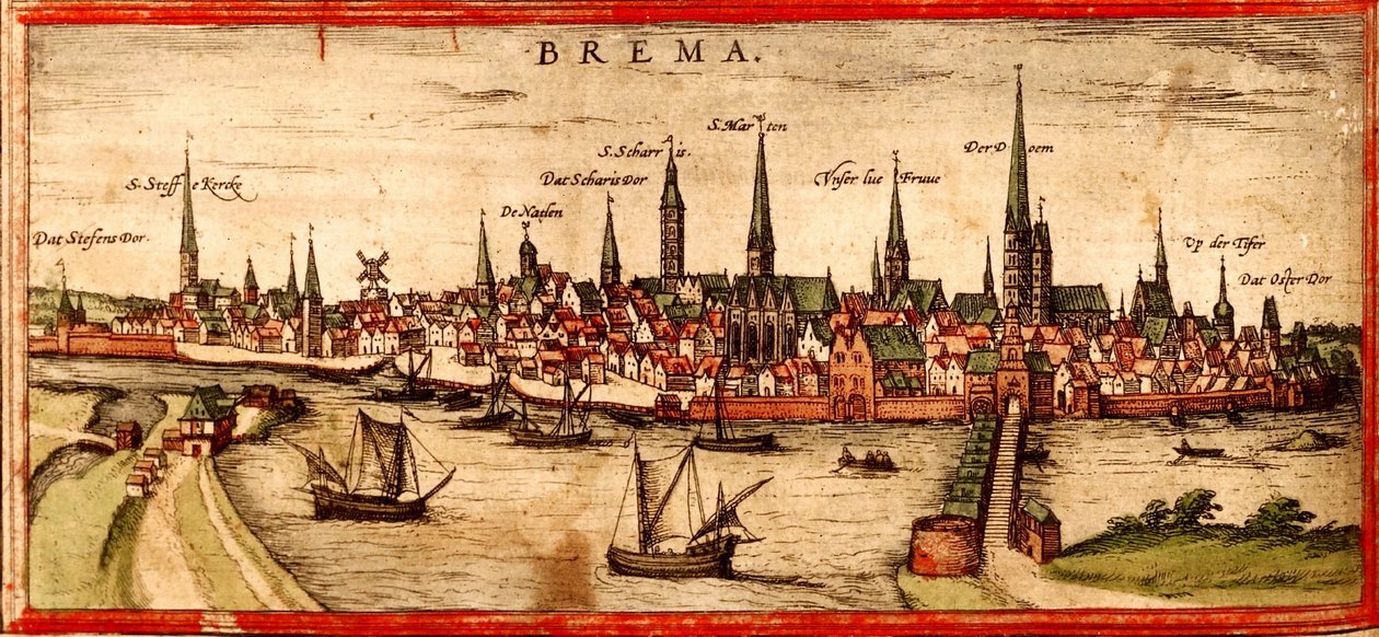 Bremen de Georg and Hogenberg Franz (1535 90) Braun