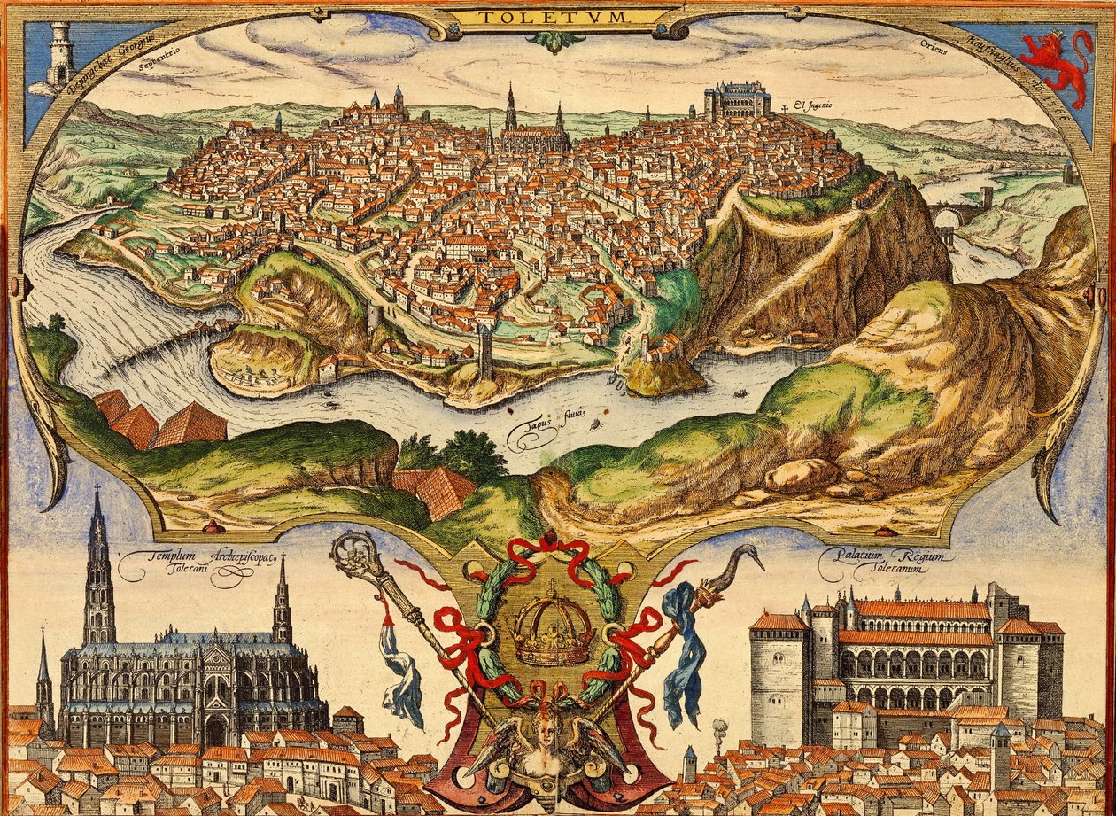 Toledo, España de Georg and Hogenberg Franz (1535 90) Braun