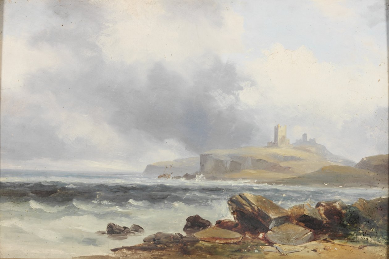 Castillo de Dunstanburgh de George Balmer