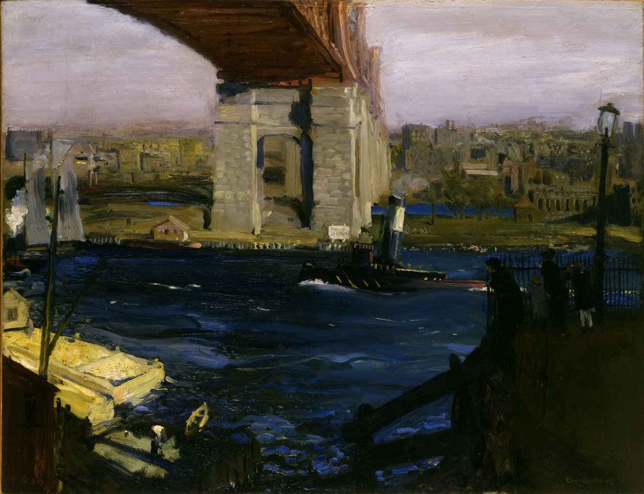Puente, Isla de Blackwell de George Wesley Bellows