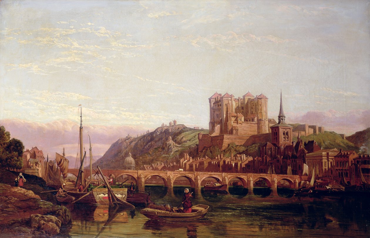 Saumur, por el Valle del Loira de George Clarkson Stanfield