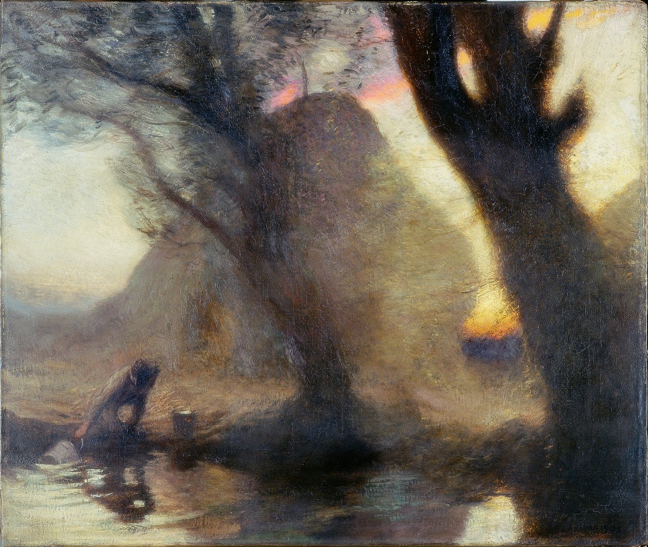 Anochecer, 1903 de George Clausen