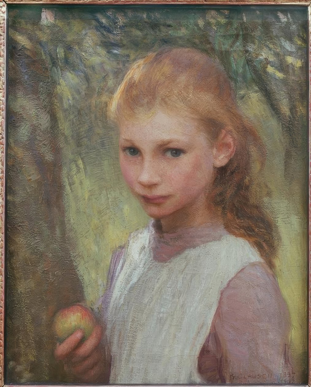 El niño tímido de George Clausen
