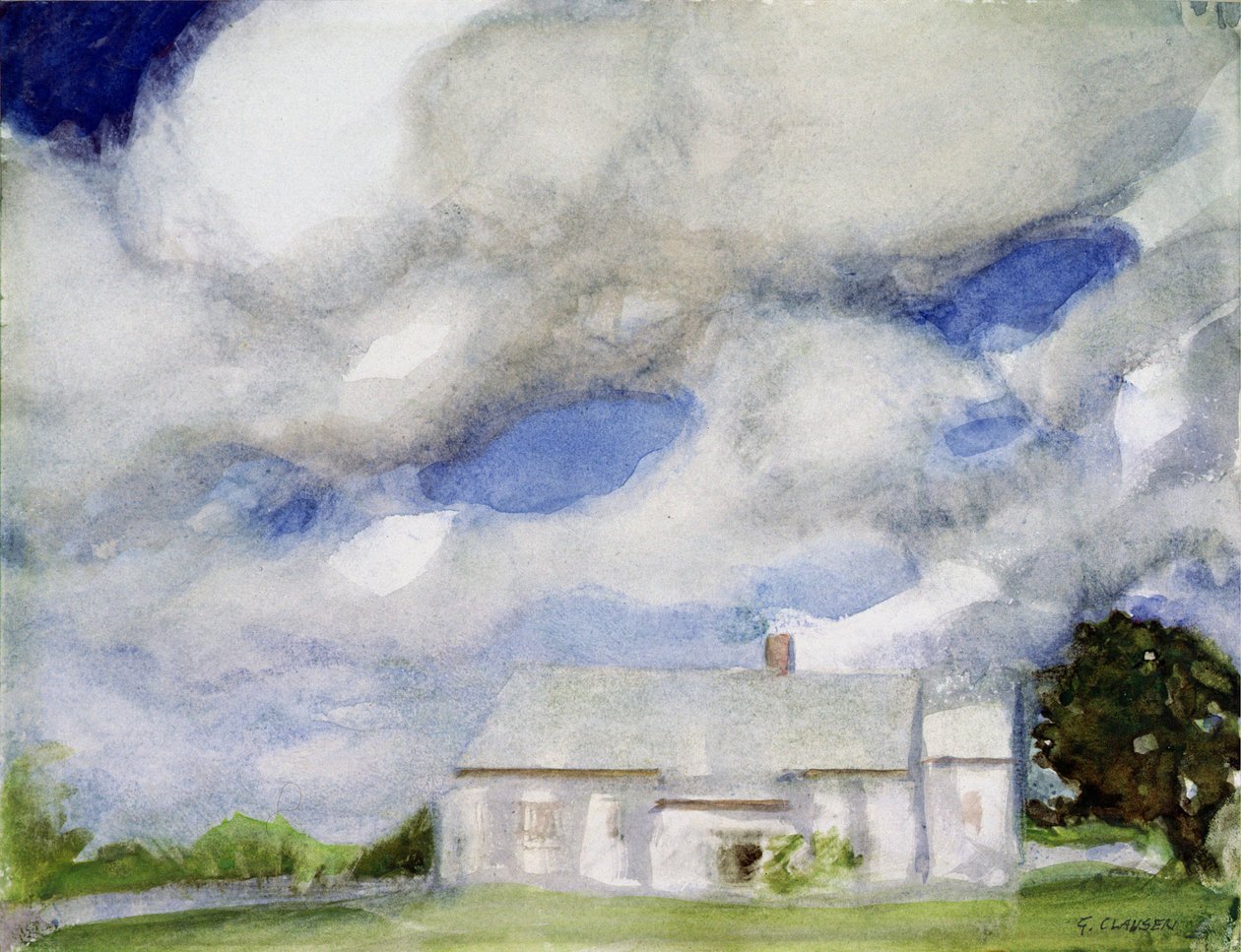 Los Dos Árboles, c.1875-1935 de George Clausen