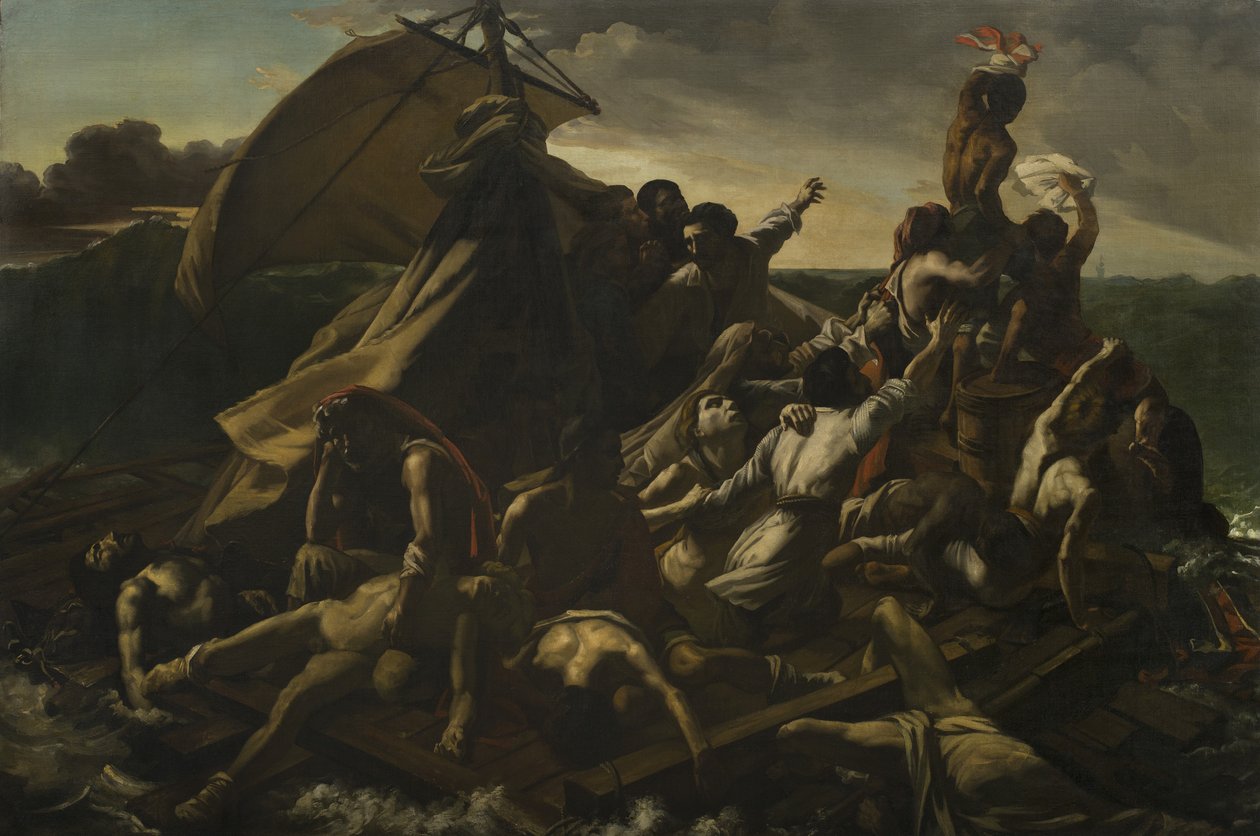 La balsa de la Medusa, después de Théodore Géricault, 1830 de George Cooke