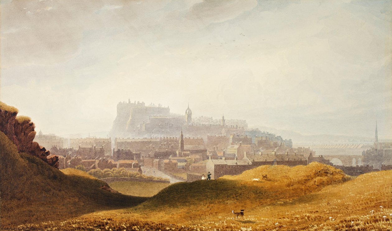 Edimburgo, c.1830 de George Fennel Robson