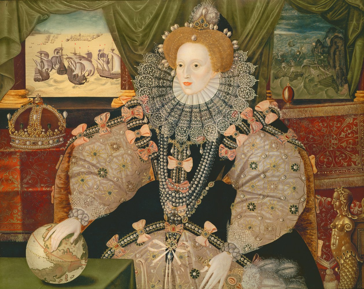 El retrato de la Armada, c.1588 de George Gower