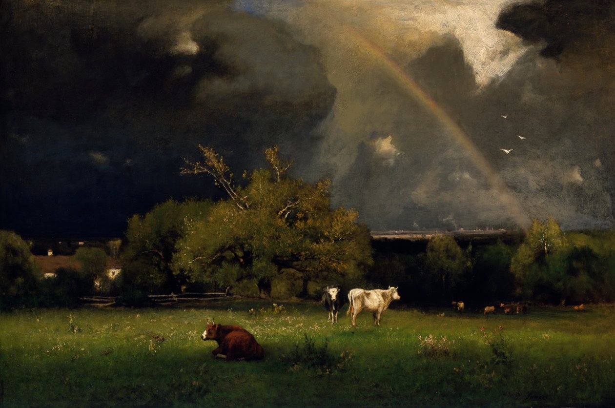 El arco iris de George Inness