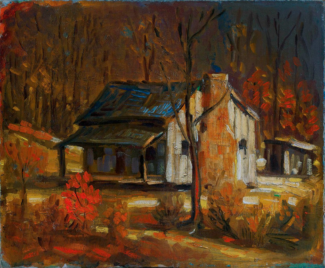 Cabaña de montaña de George Luks