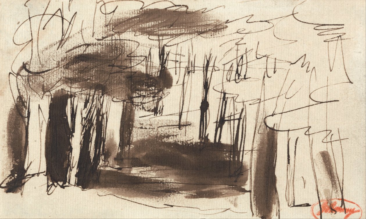 Bosque de Eartham de George Romney