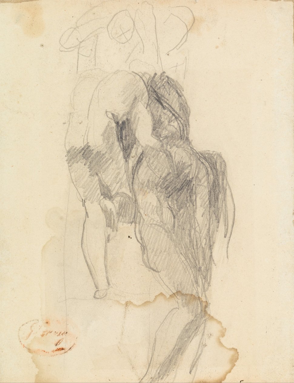 Estudio de composición de figuras 48 de George Romney