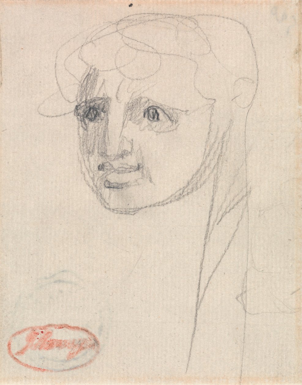 Cabeza de una niña de George Romney