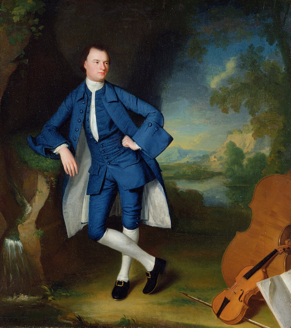 Retrato de hombre, c.1758-60 de George Romney