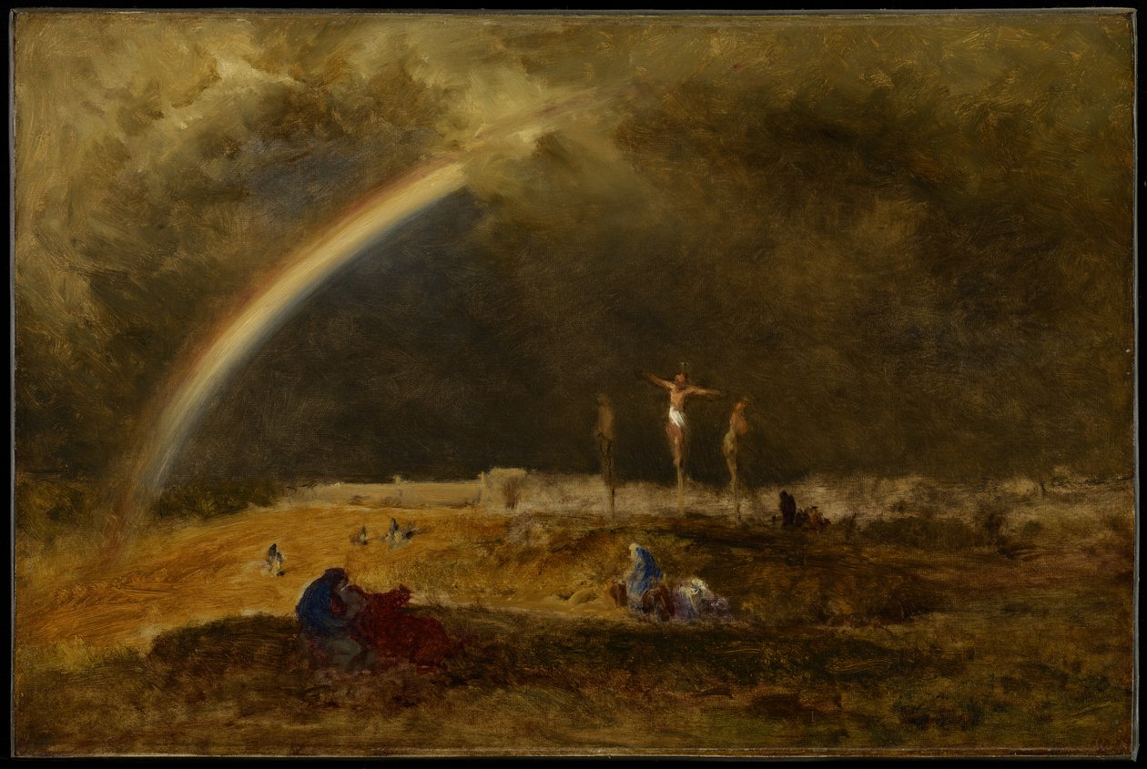 El triunfo en el Calvario, c.1874 de George Inness