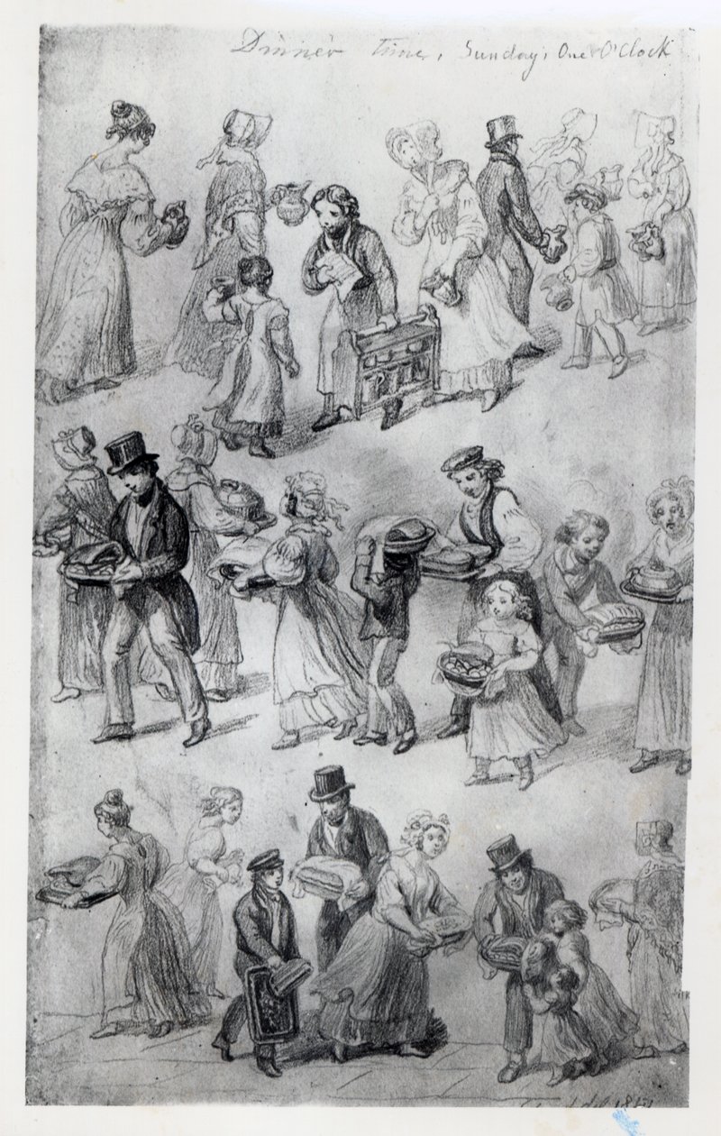 Entregando la Cena, 1841 de George Snr Scharf
